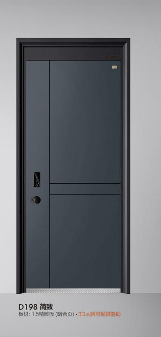 精雕鑄鋁門D198簡(jiǎn)致