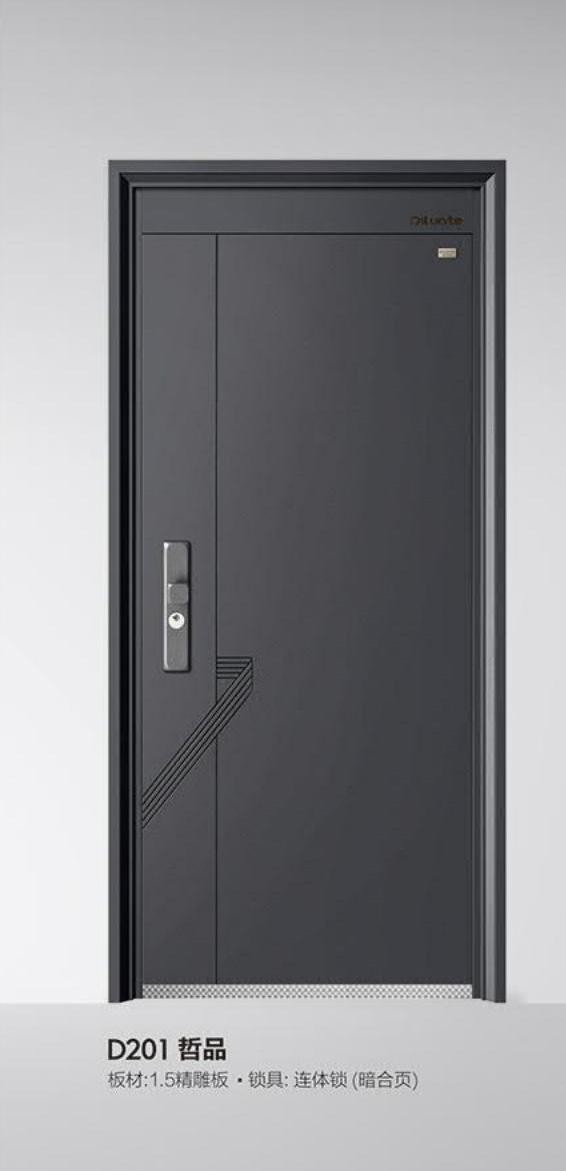 精雕鑄鋁門D201哲品
