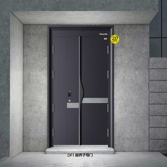 超強(qiáng)5mm加厚防撬鋼安全門(mén)