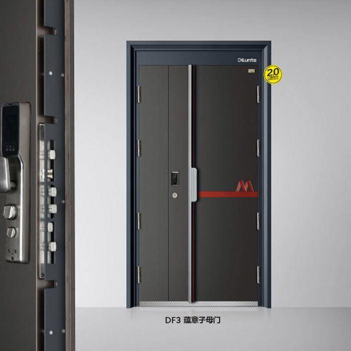 超強(qiáng)5mm加厚防撬鋼安全門