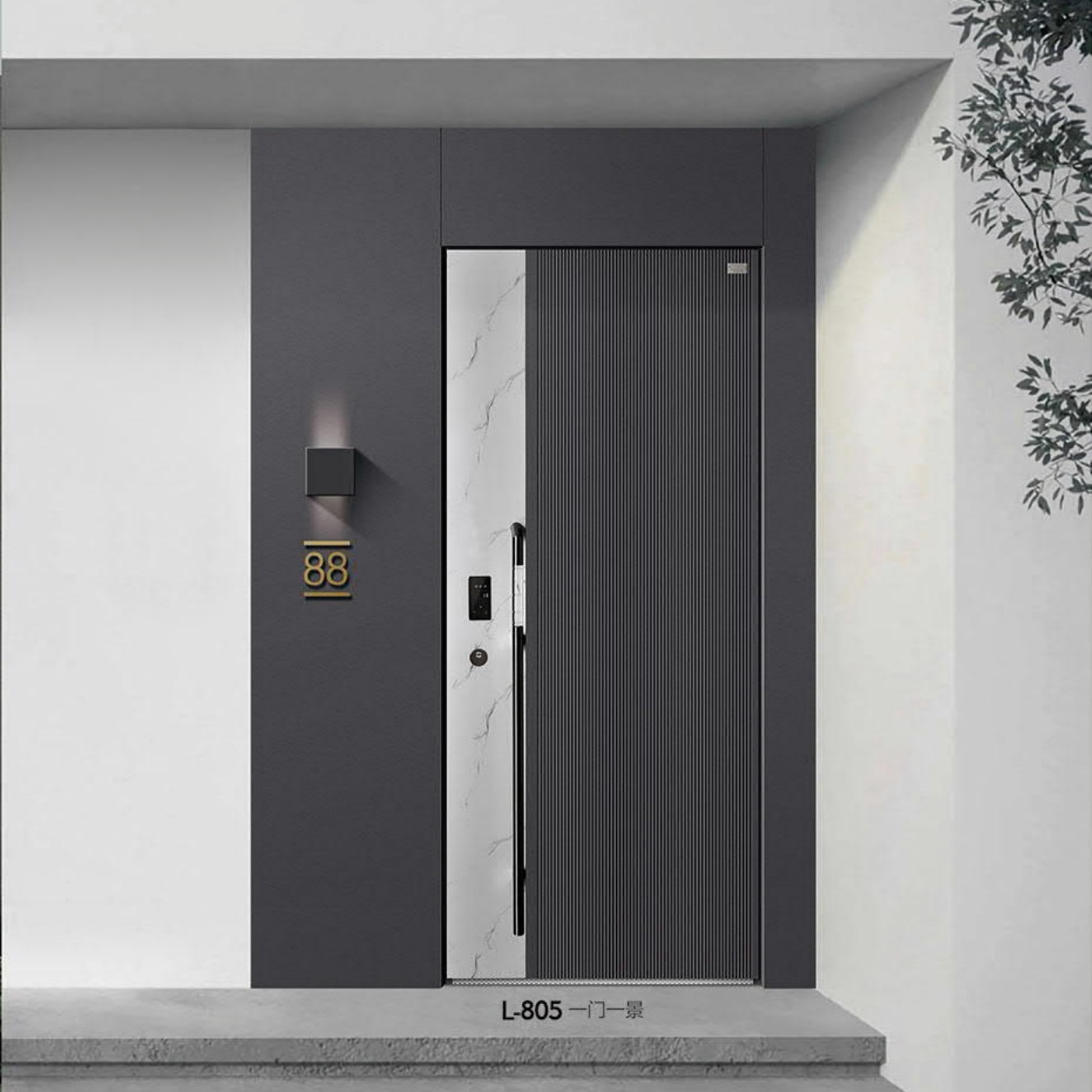 精雕系列L-805一門一景