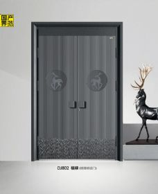 精雕鑄鋁門DJ802福祿(精雕鑄鋁門)