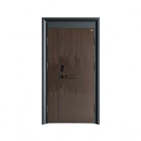 精雕鑄鋁門D126印象子母(外鋁內(nèi)木)