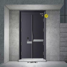 超強(qiáng)5mm加厚防撬鋼安全門(mén)DF1越界子母門(mén)