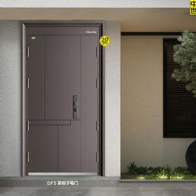 超強5mm加厚防撬鋼安全門DF5英格子母門